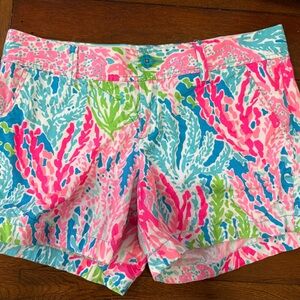 Lilly Pulitzer Callahan shorts Size 12 EUC